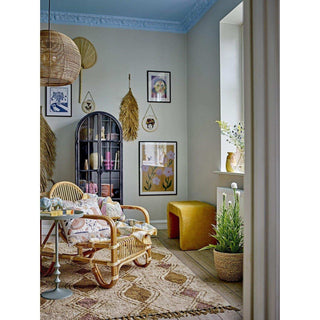 Plaid Crewe geel 150x125cm - Het Adres