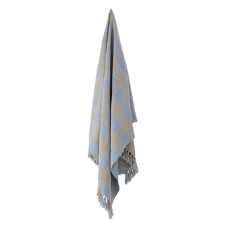 Plaid Largs blauw 160x130cm - Het Adres