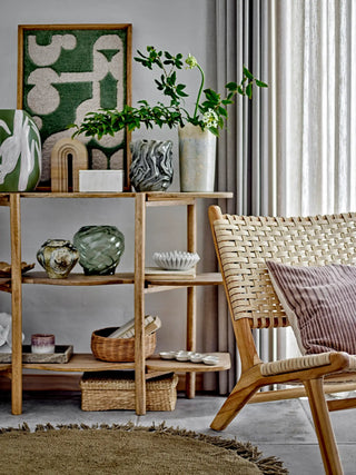 Wanddecoratie wol groen Longton