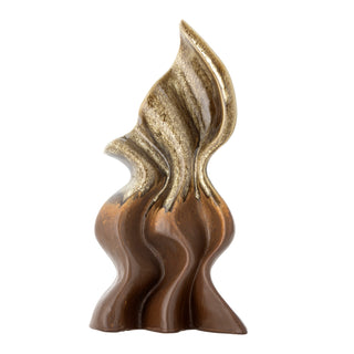 Dekoration i stentøj, brun Flood 40cm