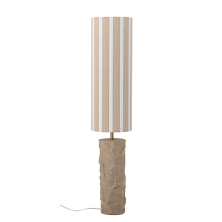 Beige pottery floor lamp Jani 114cm