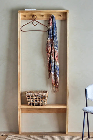 Appendiabiti in pino naturale Vance 180cm