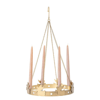 Kerzenhalter Metall Gold Elmir 30cm