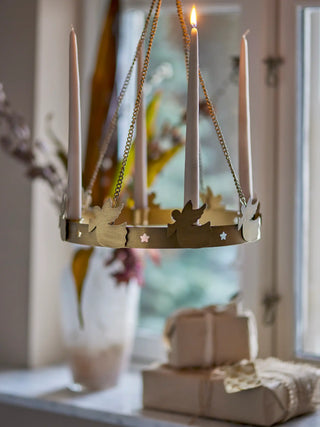 Kerzenhalter Metall Gold Elmir 30cm