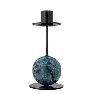 Kerzenhalter Metall blau Jayda 15cm