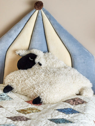 Cuscino coccoloso Dolly in poliestere bianco 56cm