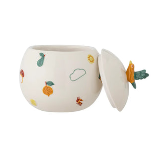 Pot Agnes avec couvercle naturel 12cm