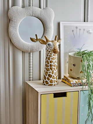 Agnes bloempot aardewerk beige 16cm