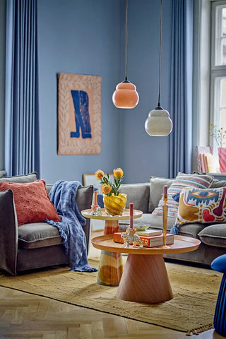 Decoración de pared lana marrón Atle 70x93cm