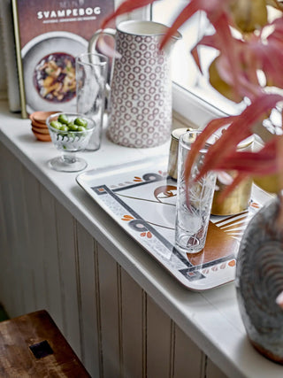 Bandeja para servir de cerámica azul Rudaur 37cm