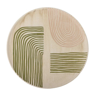 Vassoio da portata in ceramica rosa Amica 39cm