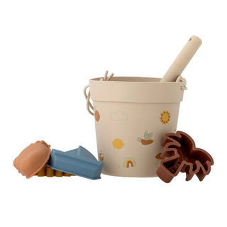 Agnes strandspeelset siliconen beige