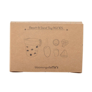 Agnes strandspeelset siliconen beige