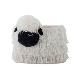 Dolly mand polyester wit 40cm