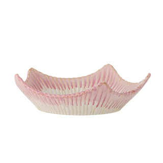 Bandeja de loza rosa Floral