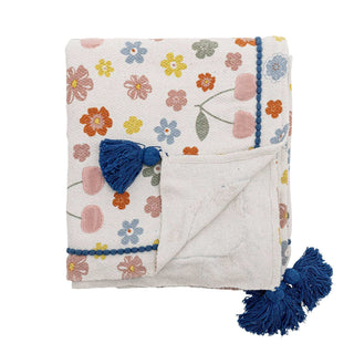 Cherry plaid algodón reciclado 130x160cm