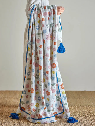 Cherry Plaid recycelte Baumwolle 130x160cm