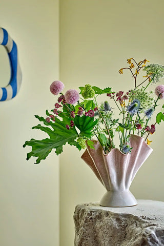 Vaso in ceramica rosa Plier 29cm