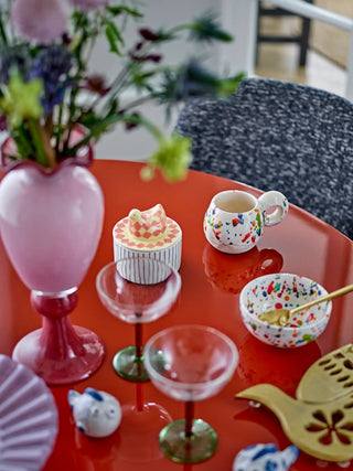 Vaso in ceramica rosa Biona