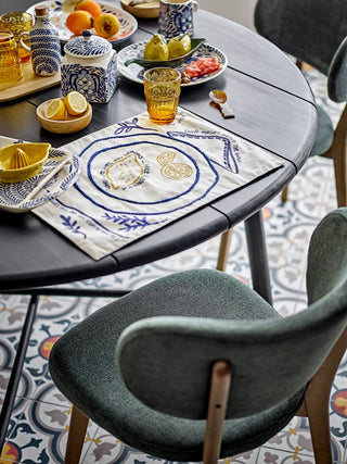 Tovaglietta cotone blu Limone