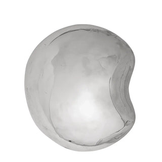 Decoración de pared cerámica plata Bobby 21cm