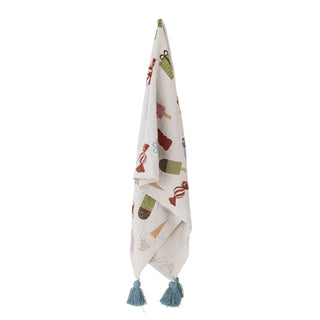 Sweets plaid cotone riciclato multicolore 130x160cm