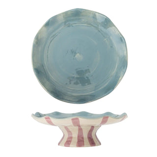 Plat à tarte en céramique rose Willa 28cm