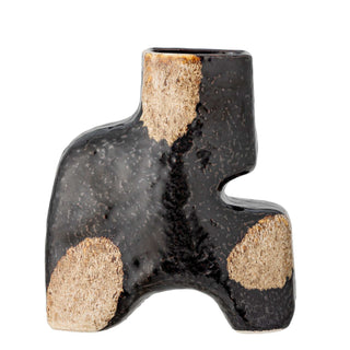 Jarrón de cerámica negro Ollia 20cm