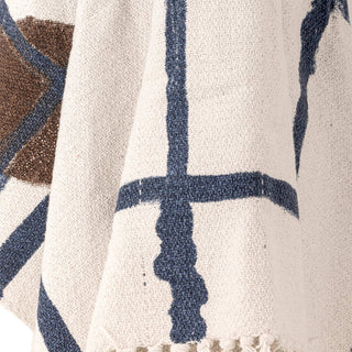 Plaid cotone riciclato nature Imperia 130x160cm