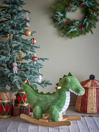 Arnie schommeldier polyester groen