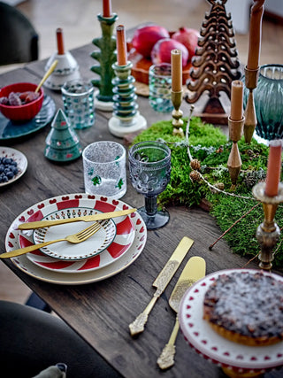 Decoración cerámica nature Yule - set de 2