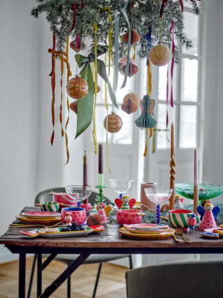 Decoración cerámica rosa Caramella - set de 2