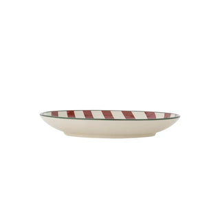 Earthenware plate red Jolly 16cm