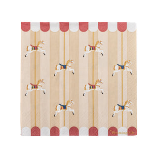 Paper napkins multi merry-go-round