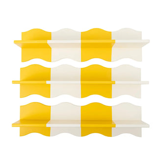 Bubbi wall shelf wood yellow