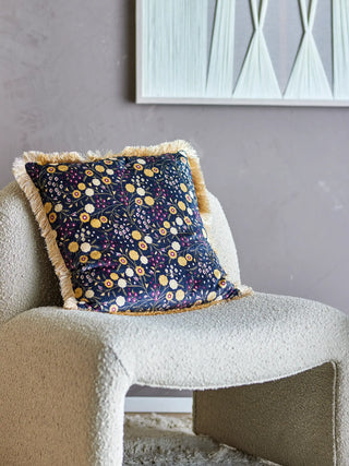 Cojín viscosa azul Eydis 45x45cm