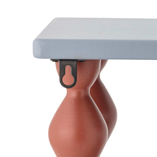 Bibiola mensola legno blu 80cm