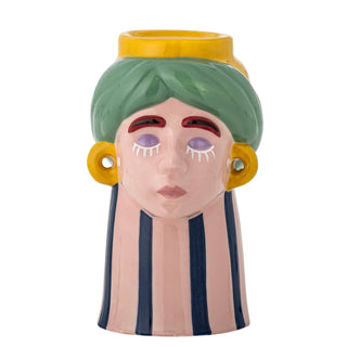 Jarrón cerámica rosa Miss Jody 22cm