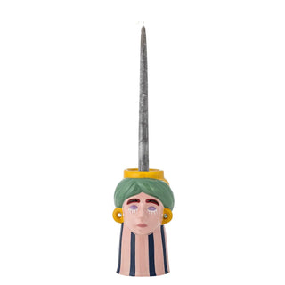 Jarrón cerámica rosa Miss Jody 22cm