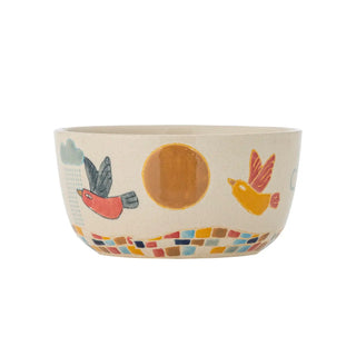 Colorine schaal aardewerk beige 12cm