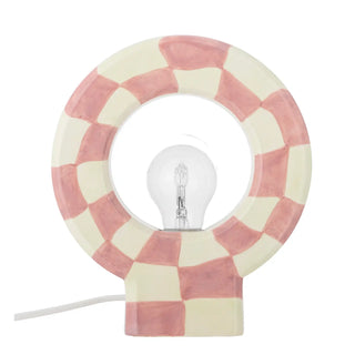 Lampe de table en céramique rose Vialini 23cm