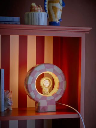 Lampe de table en céramique rose Vialini 23cm