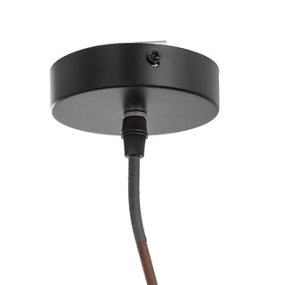 Hanglamp glas bruin Ilua 27cm