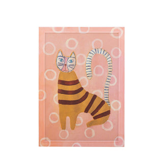 Décoration murale bois rose Missy 40x56cm