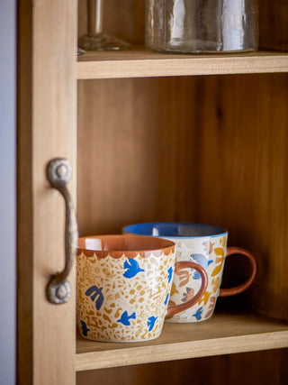 Mok aardewerk bruin Anniversary - set van 2