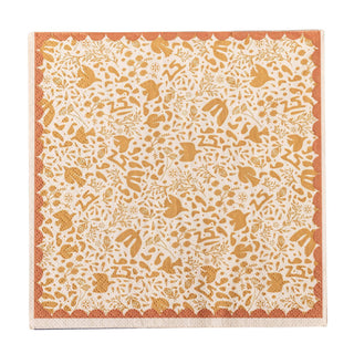 Servilleta de papel amarilla Anniversary