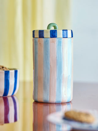 Aufbewahrungstopf aus Steingut mehrfarbig Phoenix 20cm