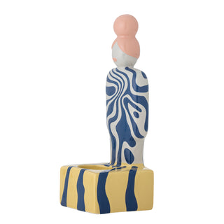 Theelichthouder aardewerk 25cm