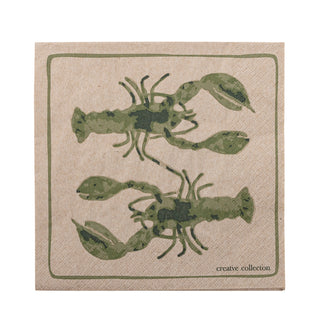 Grüne Papierservietten