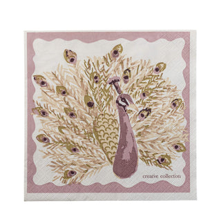 Pink paper napkins Petrilli